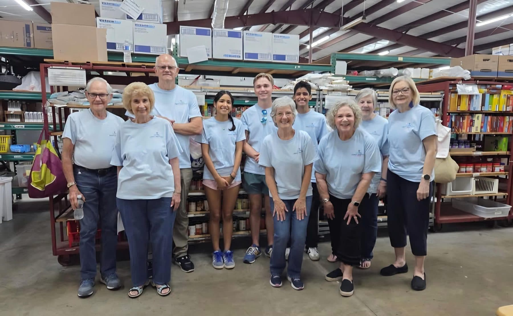 The Wylie Christian Care Center team serving the community