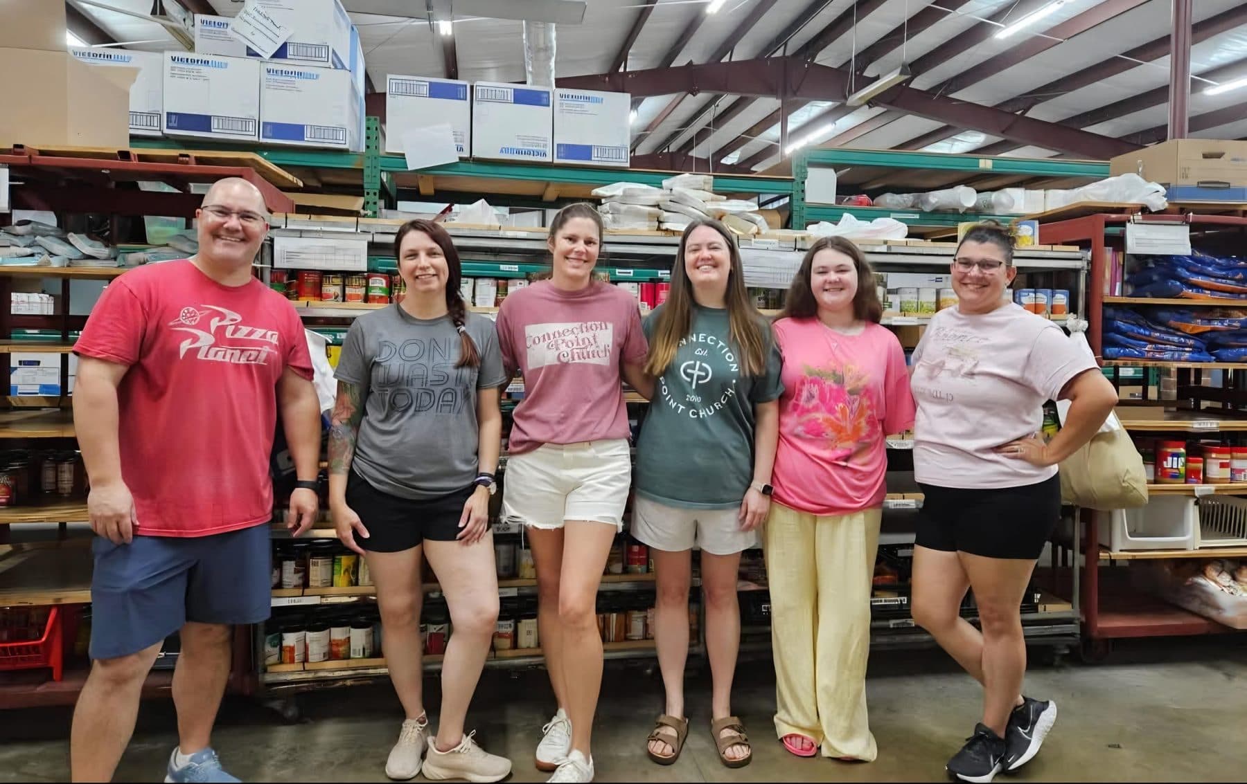 Wylie Christian Care Center volunteers serving families